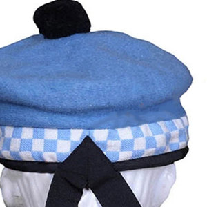 Wholesale Scottish Traditional Kilt <b>Cap</b> 100% Wool Balmoral Diced Hats For Classic Tartan Kilts 2026 - Product Image 5