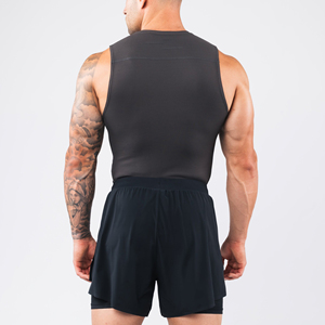 Camisetas sin mangas Gava Wear personalizadas de poliéster de secado rápido, ajustadas, para correr, gimnasio, deportes, con estampado por transferencia de calor, sublimadas para hombre. - Product Image 5