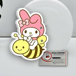 Tuiles magnétiques pour cils en acrylique, motif cœur, papillon, ovale, fleur, éco-responsables, réutilisables, marque privée Hello Kitty Honey Bee - Product Image 2