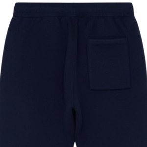 Knit Jogger Pants Navy Casual Sweatpants <b>Elastic</b> <b>Waist</b> Lounge Wear Soft Knit <b>Trousers</b> Relaxed Fit for Men Women - Product Image 4