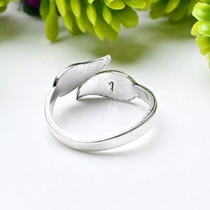 925 Sterling <b>Silver</b> Designer Leaf <b>Adjustable</b> Minimalist Toe <b>Ring</b> for Women - Product Image 3
