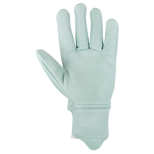 Gants en cuir pleine longueur, respirants, écologiques, compatibles écran tactile, style uni rétro pour usage quotidien printemps automne - Product Image 2