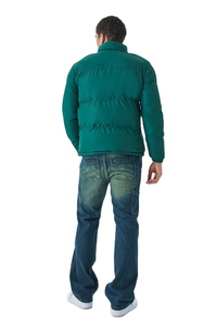 Veste matelassée unisexe de haute qualité, écologique, respirante, sur mesure, grande taille, manteau d'hiver, fermeture éclair brodée, capuche, pour homme - Product Image 4