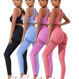 Fitness Yoga Wear Sports Bra High Waist <b>Leggings</b> Women Custom Logo Quick Dry Gym Fitness Training Spandex Polyester Workout - Product Image 6
