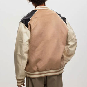 ออกแบบโลโก้ของคุณเอง เสื้อแจ็คเก็ต Letterman แบบกำหนดเอง ไซส์ใหญ่ ระบายอากาศได้ดี สีสันหลากหลาย เสื้อแจ็คเก็ตฤดูหนาวสำหรับผู้ชาย - Product Image 2