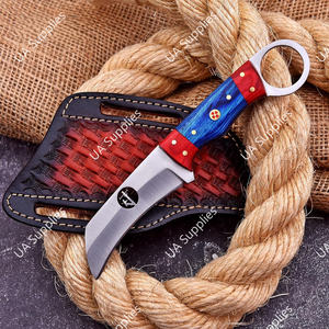 มีดทำมือจากเหล็กกล้าคาร์บอน 58 HRC คมกริบ ระดับอุตสาหกรรม OEM สำหรับมืออาชีพ รุ่น Hawk Bill สำหรับล่าสัตว์ กิจกรรมกลางแจ้ง ตั้งแคมป์ และบุชคราฟท์ - Product Image 4