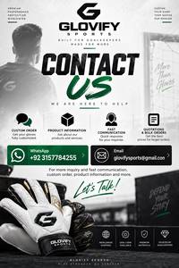 Custom Professional <b>Soccer</b> Goalkeeper Gloves Non-Slip Latex Palm Quick Drying Comfortable Fit for Casual Outdoor Use In Stock - Product Image 2