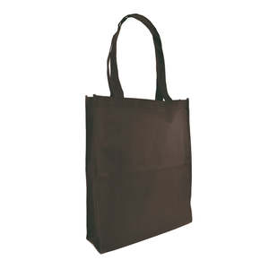 Sac de courses en PP non tissé, à poignée longue, taille moyenne, avec bandoulière, écologique, à soufflets, vierge, personnalisable avec logo, vente en gros - Product Image 2