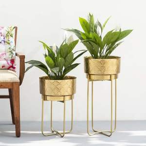 Exquisito Florero Moderno de Metal Transparente con Diseño Sofisticado para Decoración de Hogar de Primera Calidad - Product Image 2