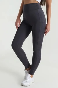 <b>High</b> <b>Waisted</b> Solid Yoga <b>Leggings</b> Full Length Elastic Waist Four-Way Stretch Spandex/Polyester Anti-Static Quick Dry Breathable - Product Image 3