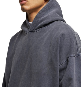 Vente en gros TAYUMA INDUSTRIES Sweat à capuche unisexe surdimensionné doublé, sur mesure, en molleton de coton de haute qualité avec broderie de lettres, collection Printemps - Product Image 5