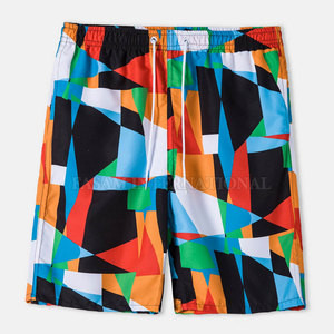 Solid Color <b>Cheap</b> Price Hawaii Shirts & Shorts Set <b>Light</b> Weight Men Hawaii Shirts & Shorts Set - Product Image 3