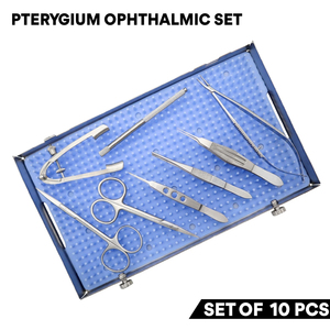Juego de 8 Instrumentos Oftálmicos para Pterigio – Kit de Cirugía Ocular de Acero Inoxidable |   Herramientas para Procedimientos Oculares y de la Conjuntiva - Product Image 2