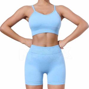 Ensembles de yoga 3 pièces doux et confortables pour femmes, pour la gym / Vêtements de fitness femme, ensembles de yoga sans couture 2025 pour tenues de sport - Product Image 1