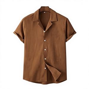 Chemise hawaïenne Aloha décontractée à manches courtes pour homme, imprimée numériquement, tricotée, mode estivale, en Spandex/Polyester, séchage rapide - Product Image 3