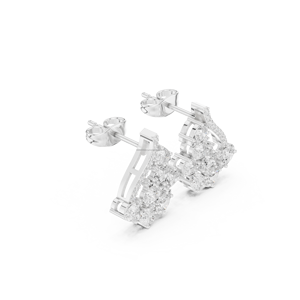 Bijouterie Or Bling AAA + CZ Hypoallergénique Levier Retour Boucles d'oreilles pour enfants Filles - Product Image 4