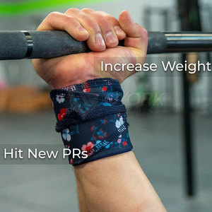 Bandes de maintien pour poignets en tissu lisse, design confortable, ajustement réglable, idéales pour les séances d'entraînement et les exercices en salle de sport. - Product Image 6