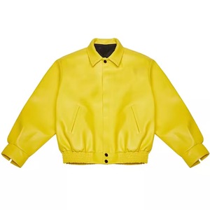 Veste de moto en cuir de vachette véritable brodée sur mesure, imperméable et respirante, écologique, décontractée pour homme - Product Image 3