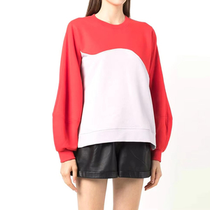 เสื้อสเวตเชิ้ตผู้หญิงคุณภาพสูง ทรงโอเวอร์ไซส์ ผ้าฟลีซหนานุ่ม สีพื้น  รับสกรีนโลโก้ แฟชั่นทันสมัย - Product Image 1