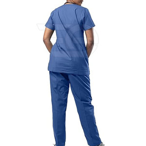 Ensemble d'uniformes médicaux pour professionnels de la santé, logo personnalisé, tricoté, durable, respirant, léger, tenues d'hôpital - Product Image 5