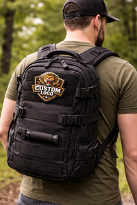 Mochila Táctica Personalizada con Parche de PVC |   Mochila con Parche de Velcro y Parches de Goma con Logotipo Personalizado - Product Image 5