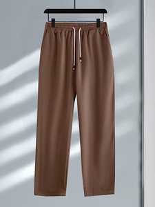 Wholesale Cotton <b>Trouser</b> Side Pockets Custom Streetwear Cool Style Gym Casual Wear Quick Dry Breathable <b>Drawstring</b> Closure - Product Image 1