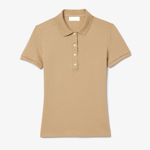 Nouvelle chemise de golf pour femmes, col rond, douce, respirante, séchage rapide, 100% coton, manches courtes, protection solaire, vêtements d'entraînement - Product Image 4