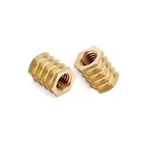 Insertos Hexagonales de Latón de Alta Resistencia para Moldeo por Inyección, Insertos Roscados de Alto Rendimiento y Durabilidad - Product Image 1