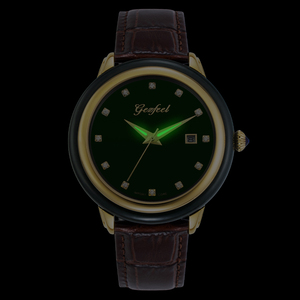 Montre mécanique automatique GEZFEEL Classic Design 1042G-7/1042L-7 pour homme et femme, montre de luxe en jade, fabricant certifié. - Product Image 6