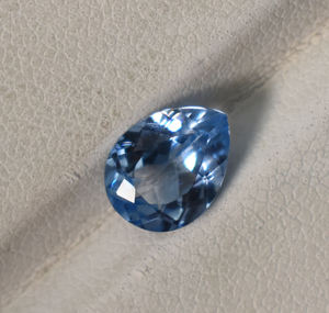 Pierre précieuse calibrée en forme de poire facettée Lab Blue Spinal, 5x3 mm, 6x4 mm, 8x5 mm, 9x6 mm, pierre précieuse en vrac pour bijoux. - Product Image 3