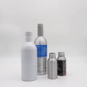 Bouteilles en aluminium à col long avec bouchon à vis pour traitement d'huile moteur, produits chimiques, réutilisables, recyclables, 100 ml - Product Image 2
