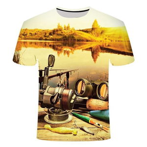 T-shirt de pêche unisexe à manches longues à capuche, séchage rapide, protection 50, grande taille, impression par sublimation, polyester, performance personnalisée - Product Image 5