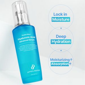 Suero de ácido hialurónico diferente y más profundo para hidratación facial líquida con Pantenol como ingrediente principal - Product Image 1