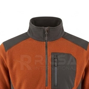 Vêtements de chasse en plein air pour hommes, couche intermédiaire polaire, imperméables, respirants, légers, chauds, pour l'entraînement en plein air, matière extensible, par temps froid - Product Image 4