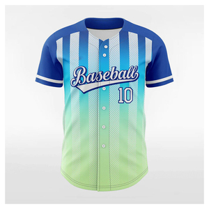 Unisex Baseball Jersey Breathable Sportswear Set Printed Design Beaded Features Customized Team Name 100% Polyester OEM Serviced - Product Image 3