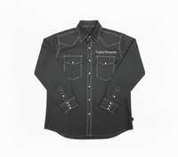 Camisa de Trabajo Industrial de Algodón Transpirable Resistente al Fuego Personalizada con Mangas Largas y Logotipo Bordado - Servicio OEM