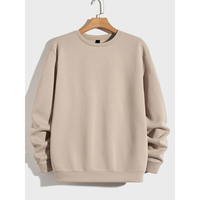 Sweat-shirts pour hommes de haute qualité, col rond, 100% coton, streetwear, écologiques, coupe-vent, vêtements de mode personnalisés