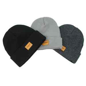 หมวกบีนนี่ผ้าฝ้ายผู้ชายแบบกำหนดเองยอดนิยมพร้อมป้ายทอ - Product Image 6