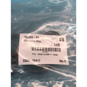 6 AMAT 3300-02417 FTG <b>HOSE</b> <b>CLAMP</b> 1 <b>HOSE</b>, 168845 - Trusted Global Legacy Semiconductor Equipment and Parts at - Product Image 1