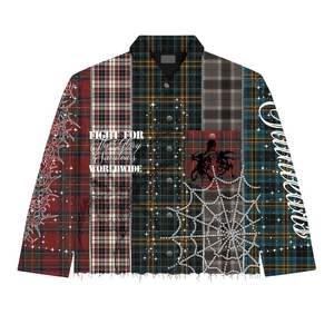 Chemise en flanelle de laine et coton de haute qualité pour homme, douce, chaude, respirante, séchage rapide, pour l'hiver. Tout personnalisable selon vos besoins. - Product Image 5