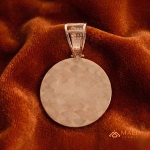Rose Gold Plated <b>Angel</b> Circle Moissanite Pendant <b>Charm</b> Fashion Necklace Hip Hop Luxury Urban Jewelry Style Anniversary Silver - Product Image 2