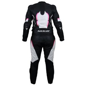 Combinaison de course en cuir pour femmes, professionnelle et personnalisée, grande taille, vêtements de sport imperméables et ignifuges - Product Image 1