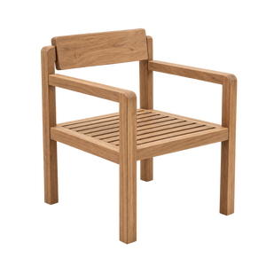 Solid <b>Teak</b> Wood Outdoor Armchair Handmade Garden Patio <b>Chair</b> for Hotel Resort Villa Restaurant Furniture - Product Image 1