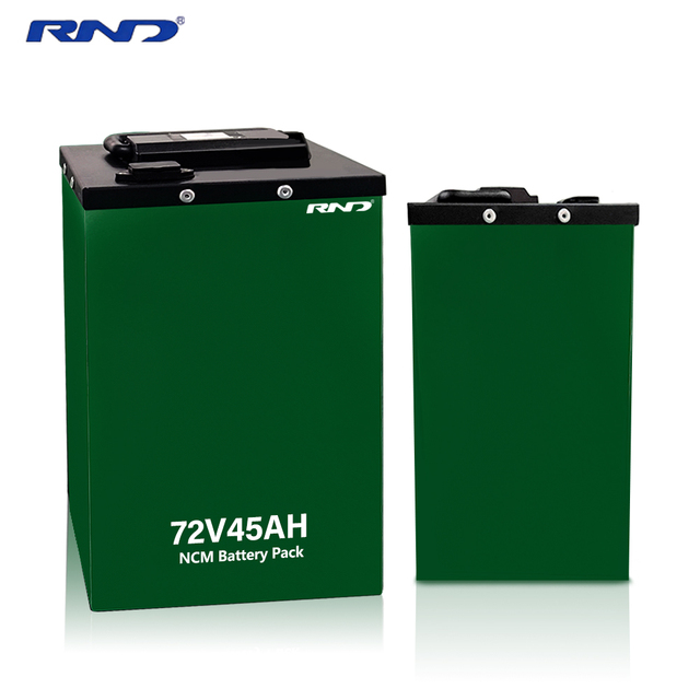 RND NCMG7245 72V 45Ah Electric Bike Battery for Food Delivery E Scooter High Discharge Rate IP65 Waterproof 3-Year Warranty