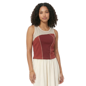 Camiseta sin mangas acanalada personalizada para mujer, top de cuello redondo para mujer, camiseta acanalada de primera calidad para mujer - Product Image 1
