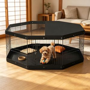Recinto per Animali Domestici in Acciaio Impermeabile per Uso Interno ed Esterno - Product Image 4