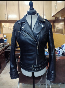 เสื้อแจ็คเก็ตหนังวินเทจสำหรับผู้ชาย ผลิตจากวัสดุรักษ์โลก พร้อมผ้าขนสัตว์/วิสโคส ซับในนุ่มสบาย ดีไซน์ทันสมัย ทรงพอดีตัว จากมณฑลมหาราษฎร์ - Product Image 5