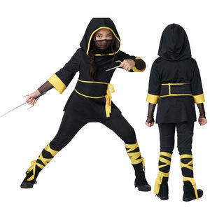 Disfraz de Ninja para Niños, Uniforme de Artes Marciales, Traje de Shinobi para Halloween, Cosplay, Fiesta, Disfraz de Guerrero para Niños y Niñas - Product Image 3