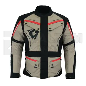 Veste de moto personnalisée pour motards, nouveauté, vente en gros de dernière qualité, veste de moto personnalisée en Cordura pour hommes