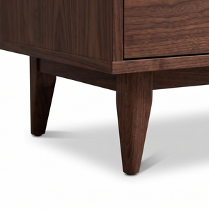 Commode et armoire à portes coulissantes en teck, meuble de rangement multifonction moderne, écologique, réglable, pour chambre à coucher - Product Image 3